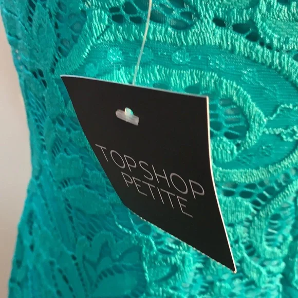 Topshop Petite Dress in Lace Design - Picture 5 of 7